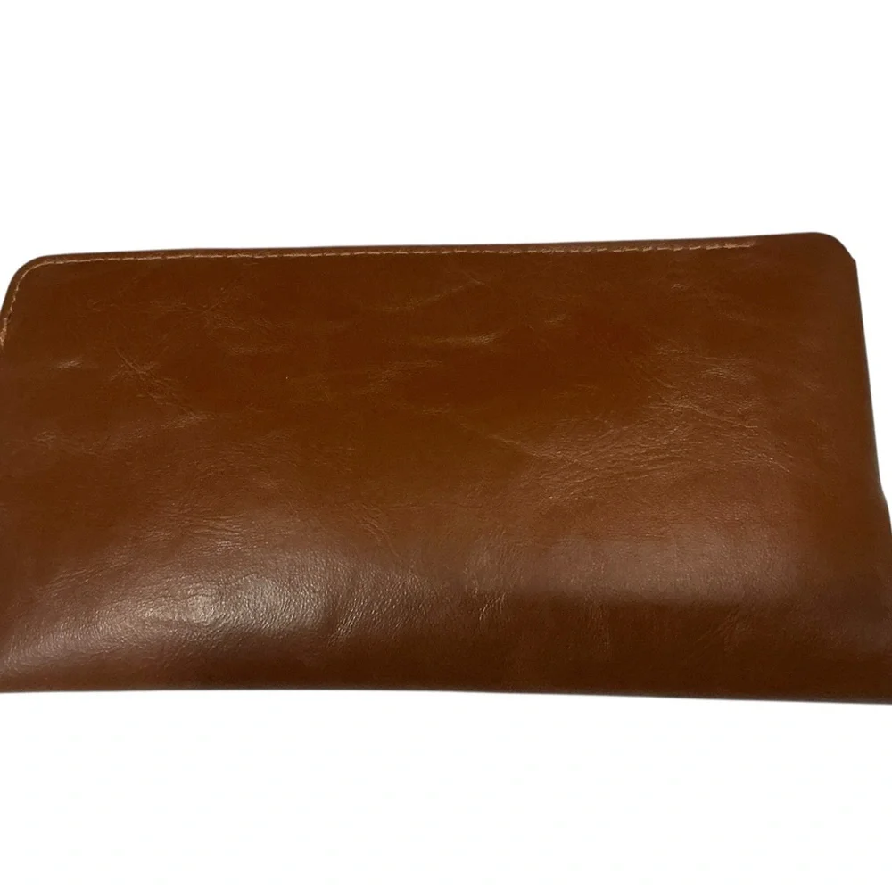 Vintage true Religion soft shell sunglasses eyeglasses pouch brown leather